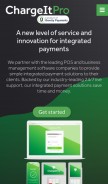 How chargeitpro.com looks like on a mobile device such as an iPhone.