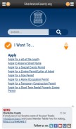 How charlestoncounty.org looks like on a mobile device such as an iPhone.