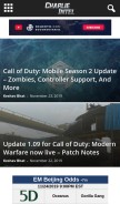 How charlieintel.com looks like on a mobile device such as an iPhone.