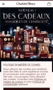 How charlottetilbury.com looks like on a mobile device such as an iPhone.