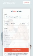 How charmerly.com looks like on a mobile device such as an iPhone.