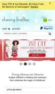 How chasing-fireflies.com looks like on a mobile device such as an iPhone.