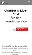How chatbot4you.io looks like on a mobile device such as an iPhone.