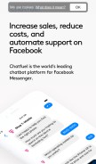 How chatfuel.com looks like on a mobile device such as an iPhone.