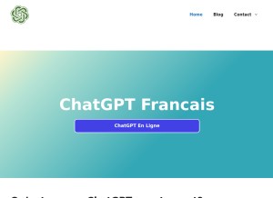 How chatgptfrancais.org looks like on a tablet such as an iPad.