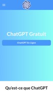 How chatgptgratuit.org looks like on a mobile device such as an iPhone.