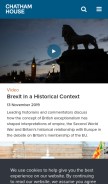 How chathamhouse.org looks like on a mobile device such as an iPhone.