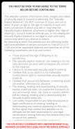 How chatterbate.co.uk looks like on a mobile device such as an iPhone.