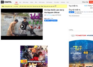 How chatvl.com looks like on a tablet such as an iPad.