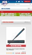 How cheapbats.com looks like on a mobile device such as an iPhone.