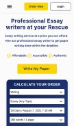 How cheapestessay.com looks like on a mobile device such as an iPhone.