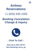 How cheapestflightfares.com looks like on a mobile device such as an iPhone.