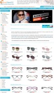 How cheapglasses123.com looks like on a mobile device such as an iPhone.