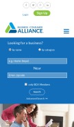 How checkbca.org looks like on a mobile device such as an iPhone.
