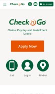 How checkngo.com looks like on a mobile device such as an iPhone.