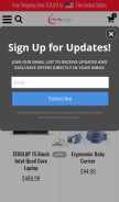 How cheekygeekyworld.com looks like on a mobile device such as an iPhone.