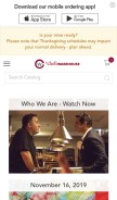 How chefswarehouse.com looks like on a mobile device such as an iPhone.