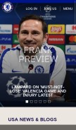 How chelseafc.com looks like on a mobile device such as an iPhone.