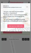 How cheltenhamservicedapartments.co.uk looks like on a mobile device such as an iPhone.