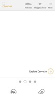 How chevrolet.com looks like on a mobile device such as an iPhone.