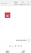 How chevy.com looks like on a mobile device such as an iPhone.