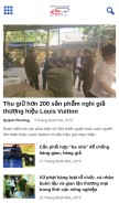 How chg.vn looks like on a mobile device such as an iPhone.