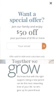 How chiccousa.com looks like on a mobile device such as an iPhone.