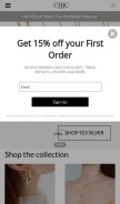 How chicdaybyday.com looks like on a mobile device such as an iPhone.