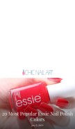 How chicnailart.com looks like on a mobile device such as an iPhone.
