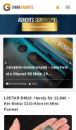 How china-gadgets.de looks like on a mobile device such as an iPhone.