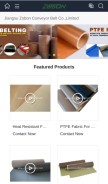 How china-ptfefabric.com looks like on a mobile device such as an iPhone.