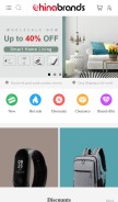 How chinabrands.com looks like on a mobile device such as an iPhone.