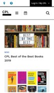 How chipublib.org looks like on a mobile device such as an iPhone.