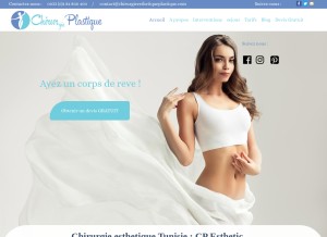 How chirurgieesthetiqueplastique.com looks like on a tablet such as an iPad.