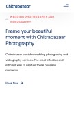 How chitrabazaar.com looks like on a mobile device such as an iPhone.