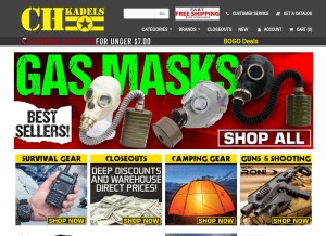 How chkadels.com looks like on a tablet such as an iPad.