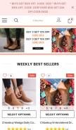 How chloebuy.com looks like on a mobile device such as an iPhone.