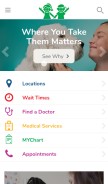 How choa.org looks like on a mobile device such as an iPhone.