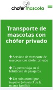 How chofermascota.com looks like on a mobile device such as an iPhone.