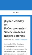 How chollochollo.com looks like on a mobile device such as an iPhone.