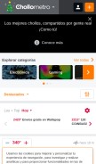 How chollometro.com looks like on a mobile device such as an iPhone.