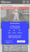 How chron.com looks like on a mobile device such as an iPhone.