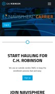 How chrwtrucks.com looks like on a mobile device such as an iPhone.