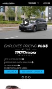 How chrysler.com looks like on a mobile device such as an iPhone.