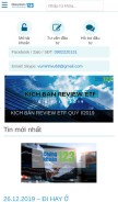 How chungkhoan123.vn looks like on a mobile device such as an iPhone.