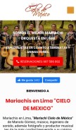How cielodemexico.com looks like on a mobile device such as an iPhone.