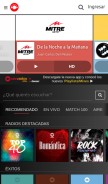How cienradios.com looks like on a mobile device such as an iPhone.