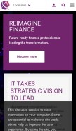 How cimaglobal.com looks like on a mobile device such as an iPhone.