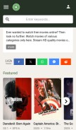 How cineb.rs looks like on a mobile device such as an iPhone.
