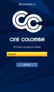 How cinecolombia.com looks like on a mobile device such as an iPhone.